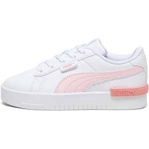 Puma Unisex-Child Jada(Puma White-frosty Pink-poppy Pink)