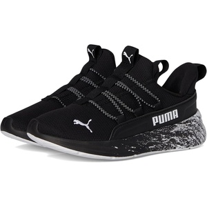 Puma Unisex-Child One4all Slip on(Black)