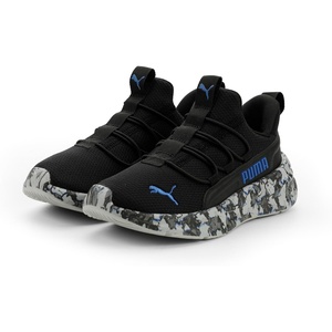 Puma Unisex-Child One4all Slip on(Puma Black-royal Sapphire)