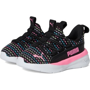 Puma Unisex-Child One4all(Black-fast Pink Ah25)