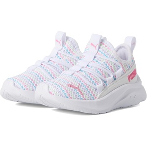 Puma Unisex-Child One4all(Puma White-fast Pink)