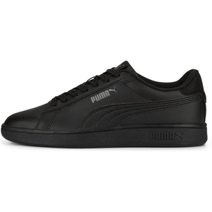 Puma Unisex-Child Smash Shoes(Puma Black-shadow Gray)