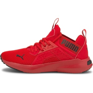Puma Unisex-Child Softride Enzo Shoes(High-risk Red/Puma Black)