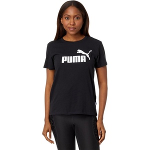 Puma Womens Essentials All Over Print TeeT-Shirt(Cotton Black)