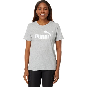 Puma Womens Essentials All Over Print TeeT-Shirt(Light Gray Heather)