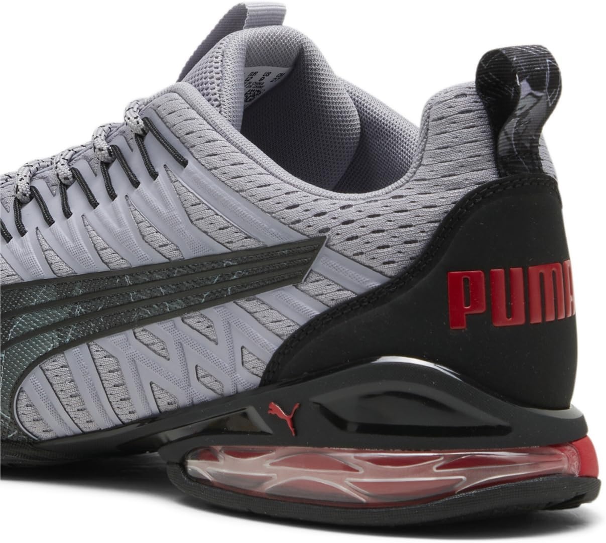 image:imagePUMA Mens Voltaic Evo Cross TrainersGray Fogpuma Blackfor All Time Red