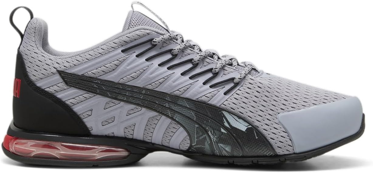 image:imagePUMA Mens Voltaic Evo Cross TrainersGray Fogpuma Blackfor All Time Red