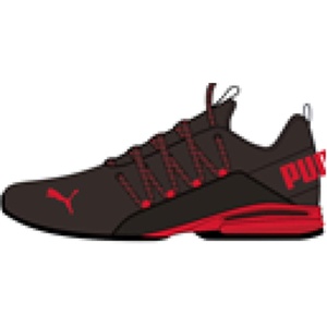 PUMA Men’s Tazon 6 Sneaker(Checkered Black-high Risk Red)